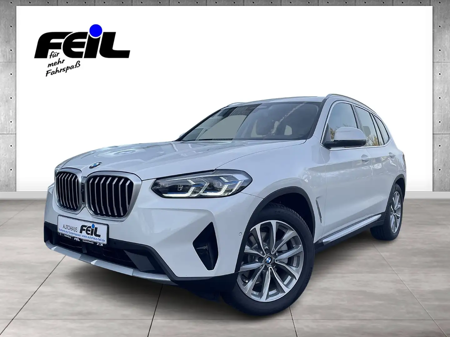 BMW X3 xDrive20i   Head-Up HiFi DAB LED WLAN RFK Weiß - 1