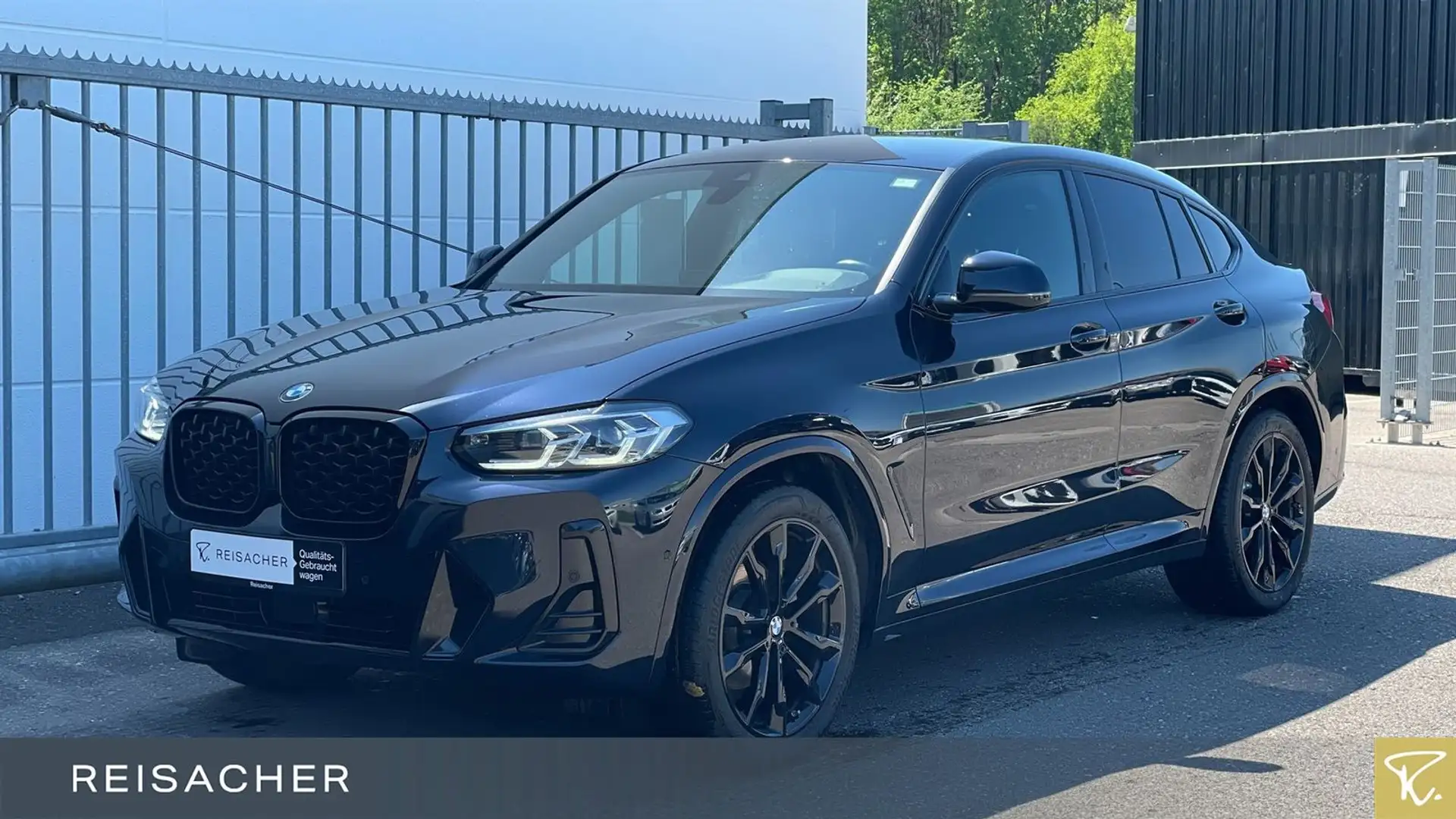 BMW X4 xDrive 20d M-Sport,StdHzg,AHK,ACC,el.Sitz Negro - 1