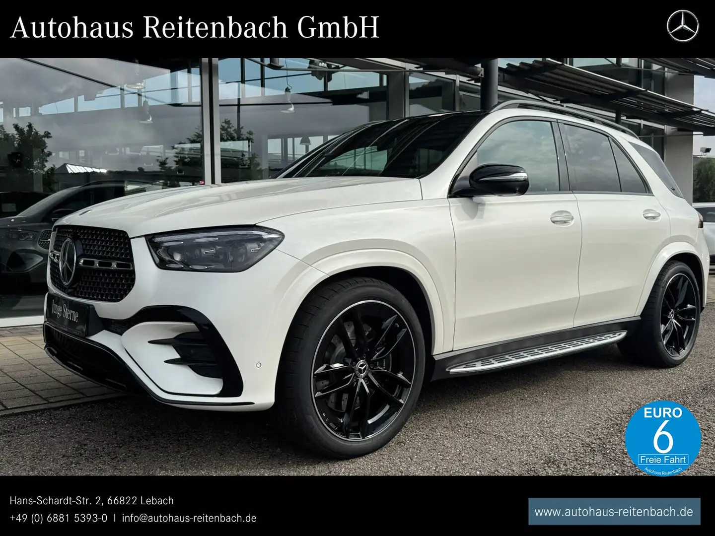 Mercedes-Benz GLE 450 GLE450d 4M AMG+22"+DISTRONIC PANO+STANDHZG+AHK Weiß - 1