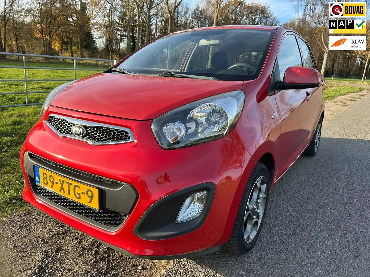 Kia Picanto 1.0 CVVT Comfort Pack 1ste eigenaar pas 75.000km Rosso - 1