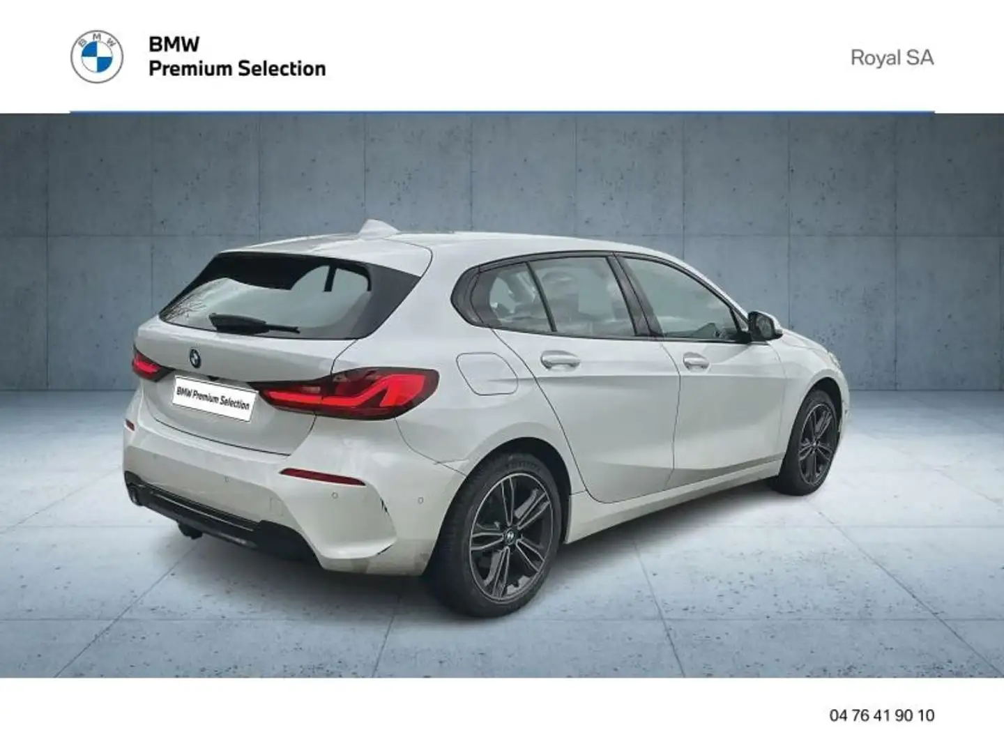 BMW 116 116dA 116ch Edition Sport DKG7 Blanc - 2