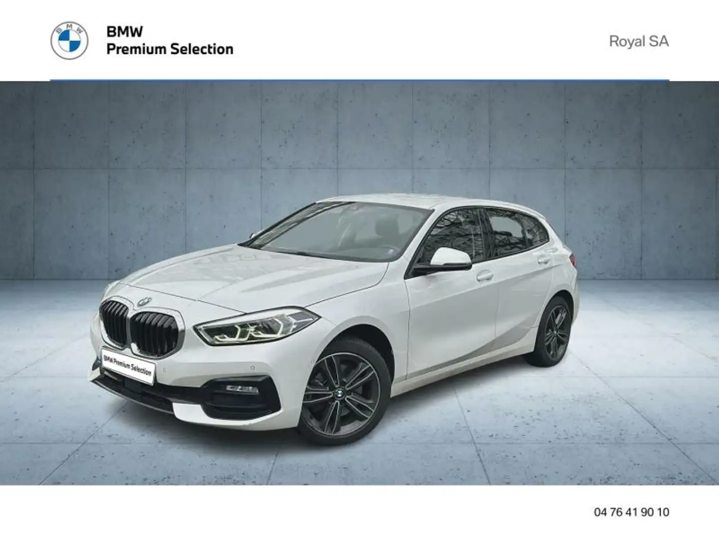 BMW 116 116dA 116ch Edition Sport DKG7 Blanc - 1