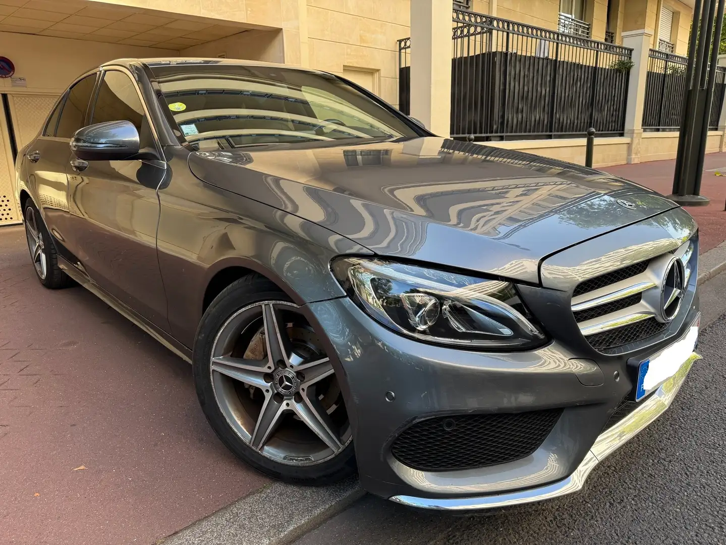 Mercedes-Benz C 220 12500ht C220 C200 D AMG 9G-TRONIC Gris - 2