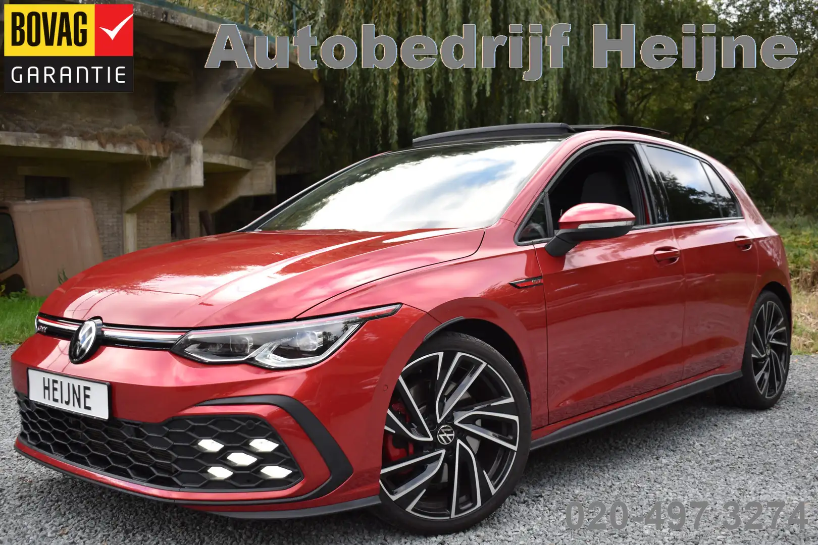 Volkswagen Golf GTI 2.0 TSI 245PK DSG GTI-SPORT HARMANN-KARDON/IQ-LIGH Rood - 1