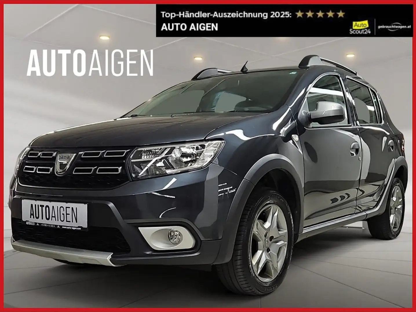 Dacia Sandero Stepway * PRESTIGE * 1. BESITZ * KAMERA * KLIMA * Grau - 1