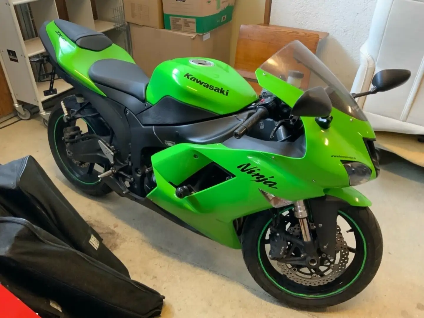Kawasaki Ninja ZX-6R ZX-6P Verde - 2