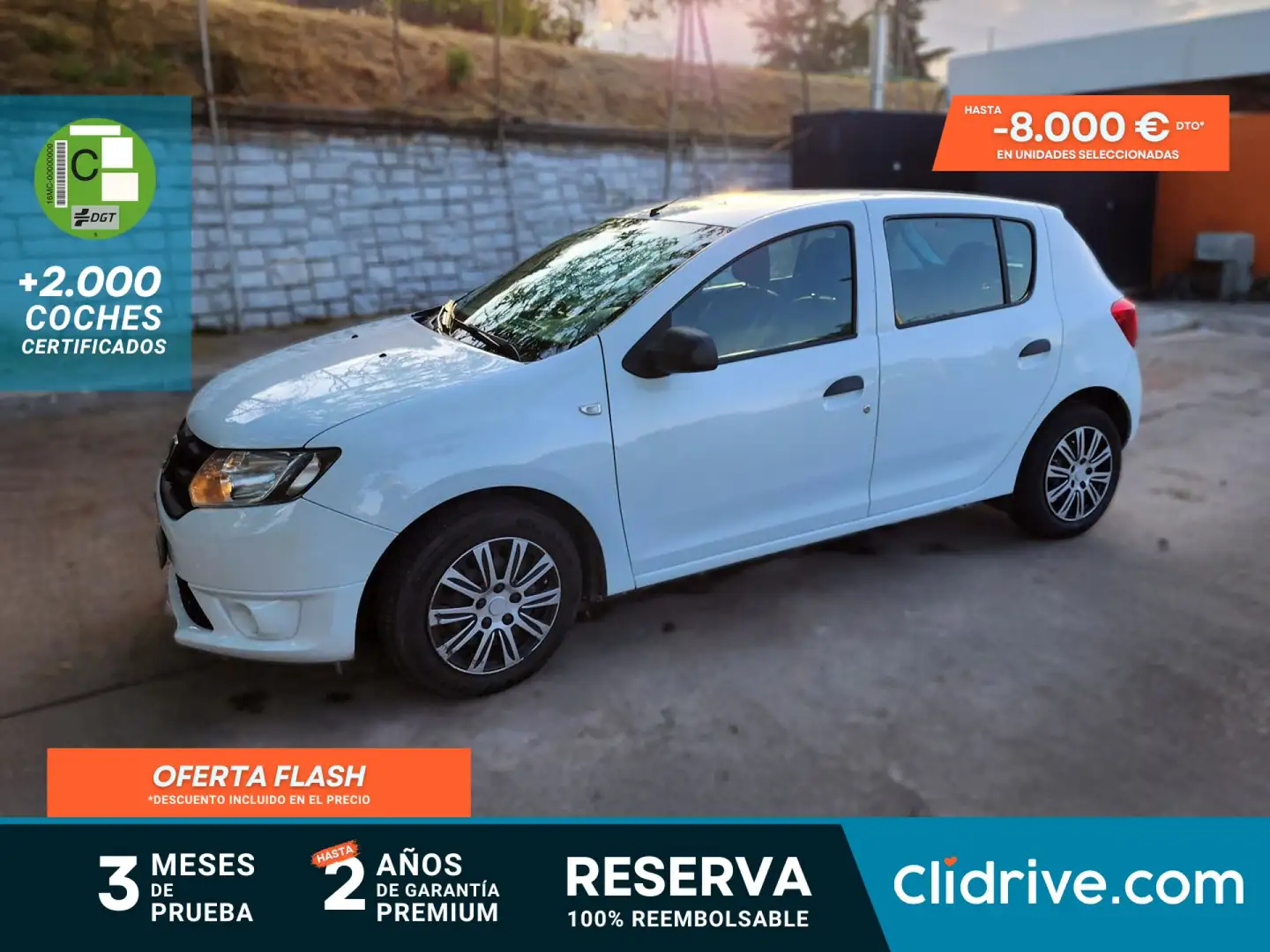 Dacia Sandero 1.2 Ambiance 75 Blanco - 1