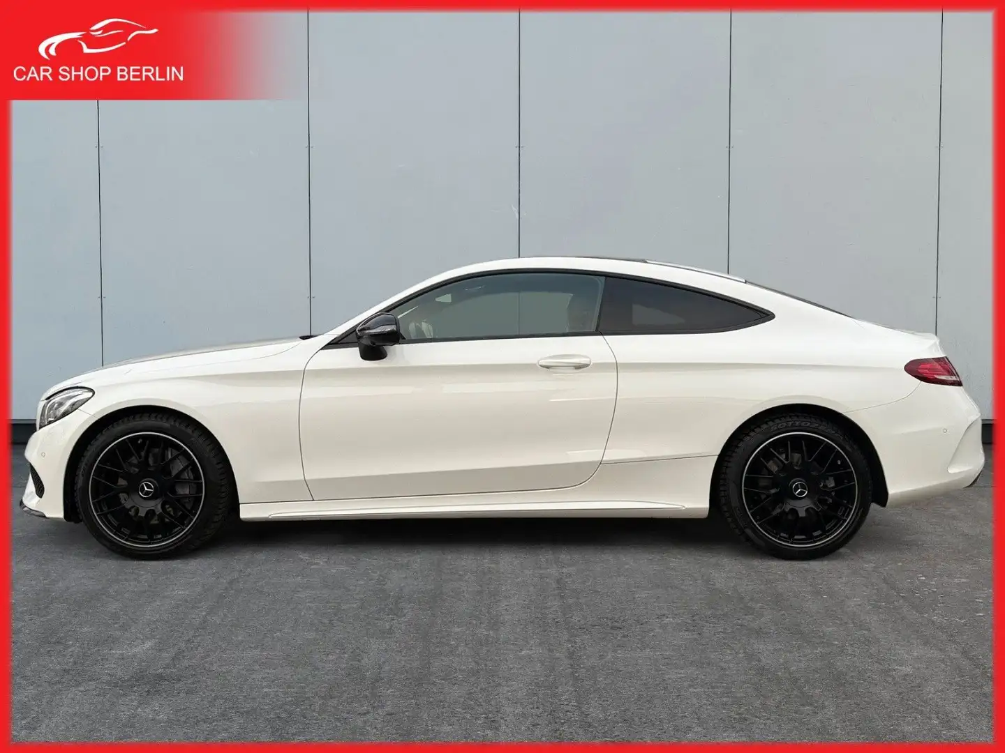 Mercedes-Benz C 300 Coupe AMG LED 9G Pano erst 29.549 Km !!! Weiß - 2