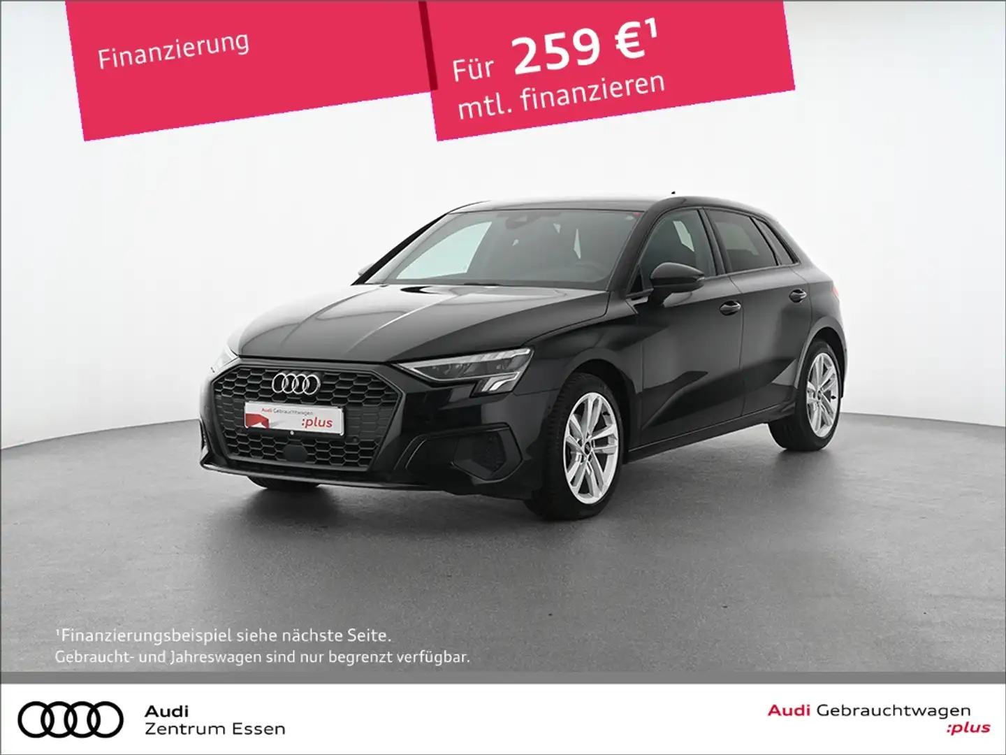 Audi A3 Sportback 35 TDI S-TRONIC LED NAV PLUS PDC RÜFA Schwarz - 1