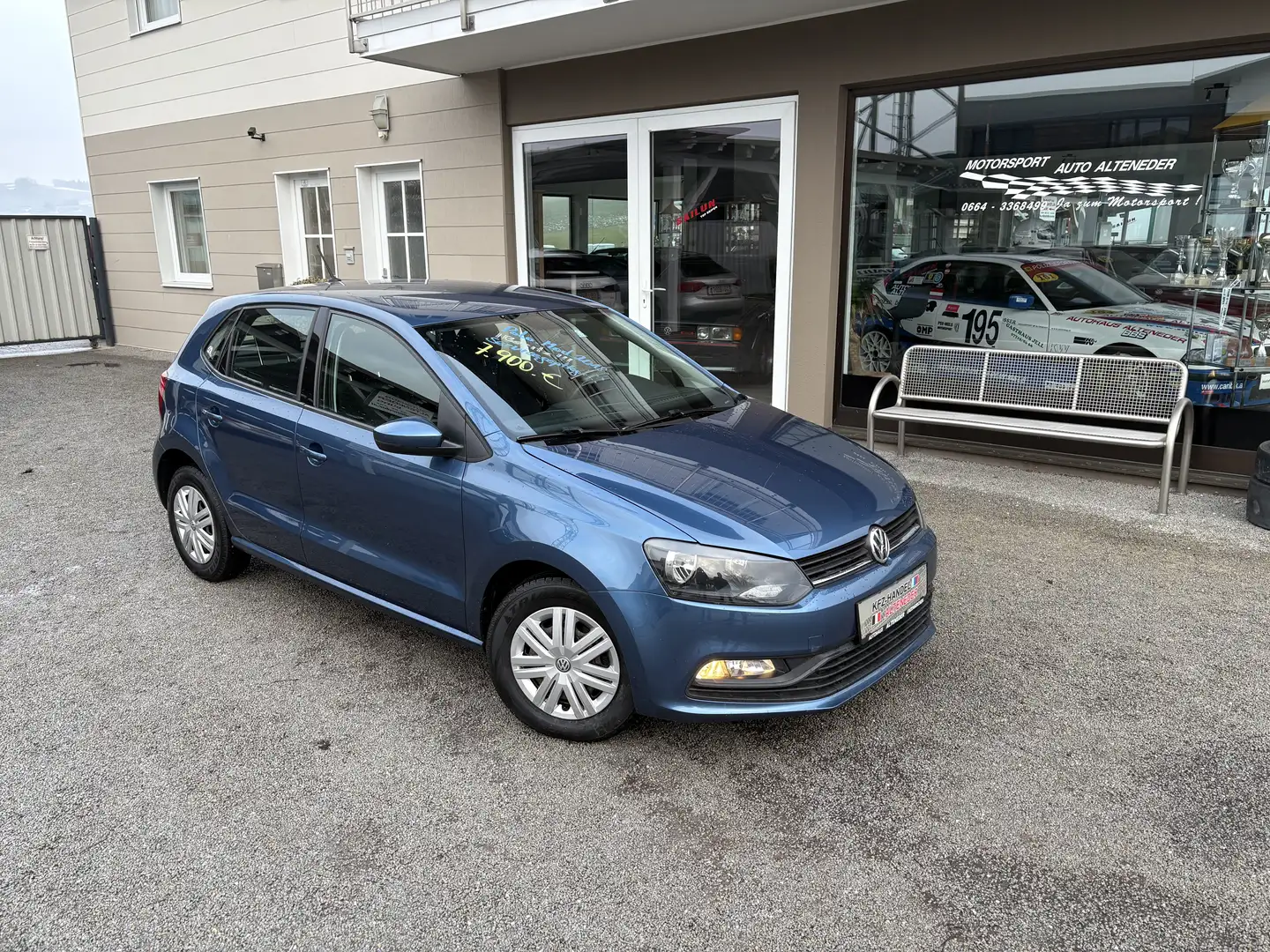 Volkswagen Polo Austria 1,0 *1.BESITZ*BLUETOOTH*KLIMA* Blau - 1