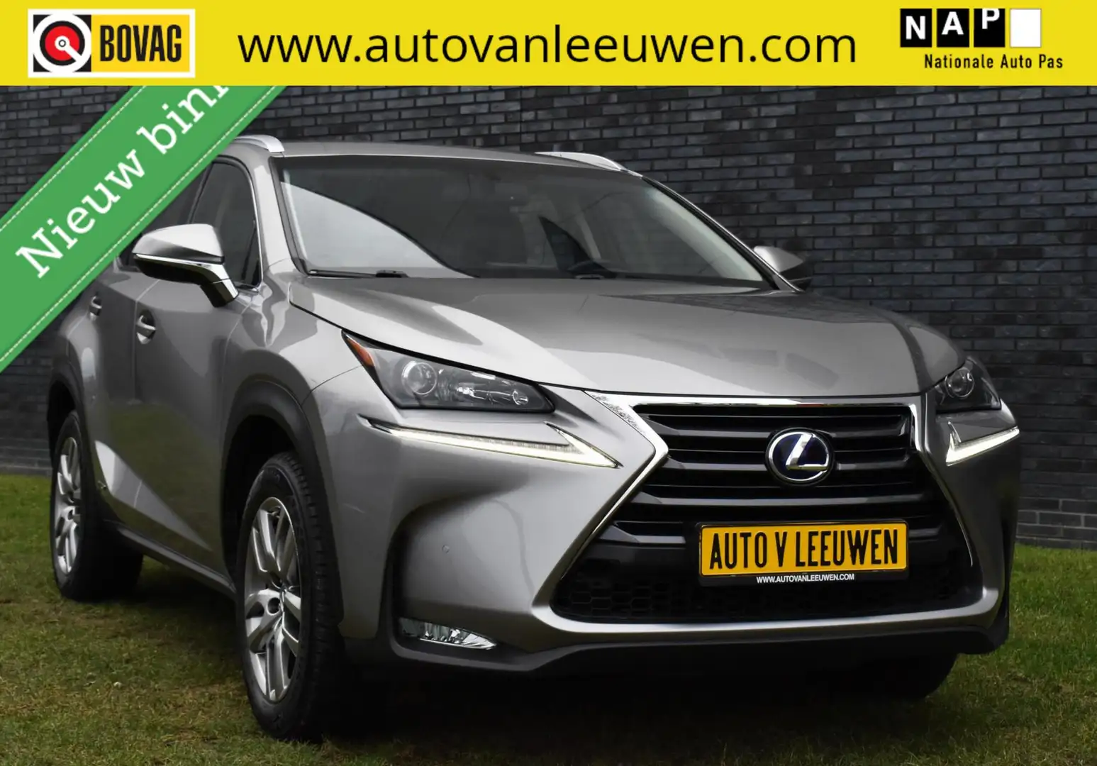 Lexus NX 300h AWD Luxury Hybrid LEDER/CAMERA/LED/ACC/ETC.! Gris - 1