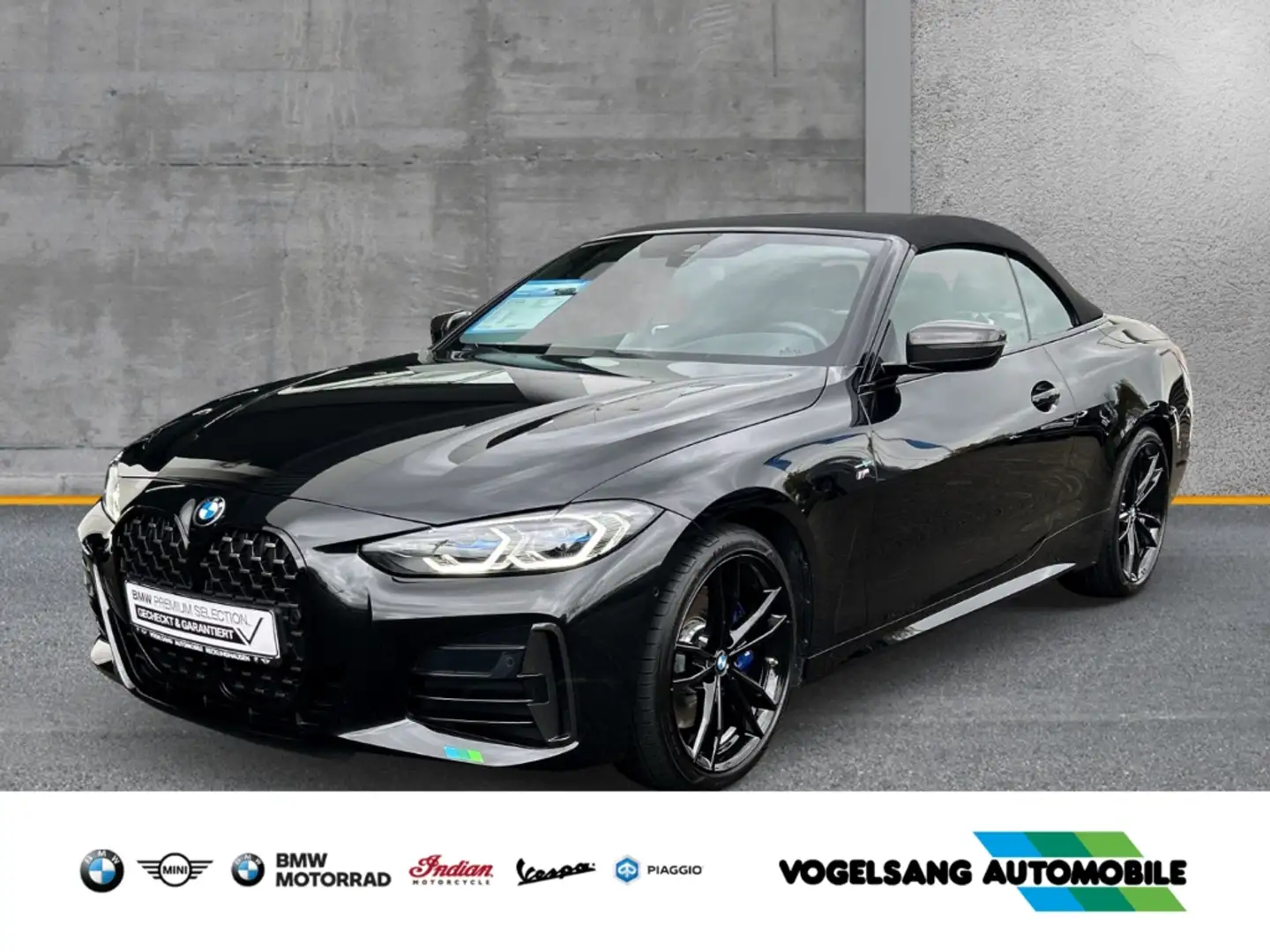 BMW 440 Cabrio,Laserlicht,HeadUp,Rückfahrk.,19''LMFelgen Nero - 1