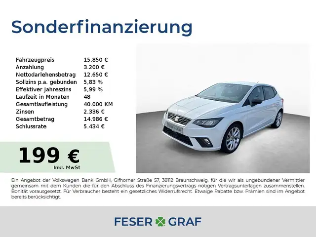 SEAT Ibiza FR 1.0 MPI|Full Link|LED|SHZ