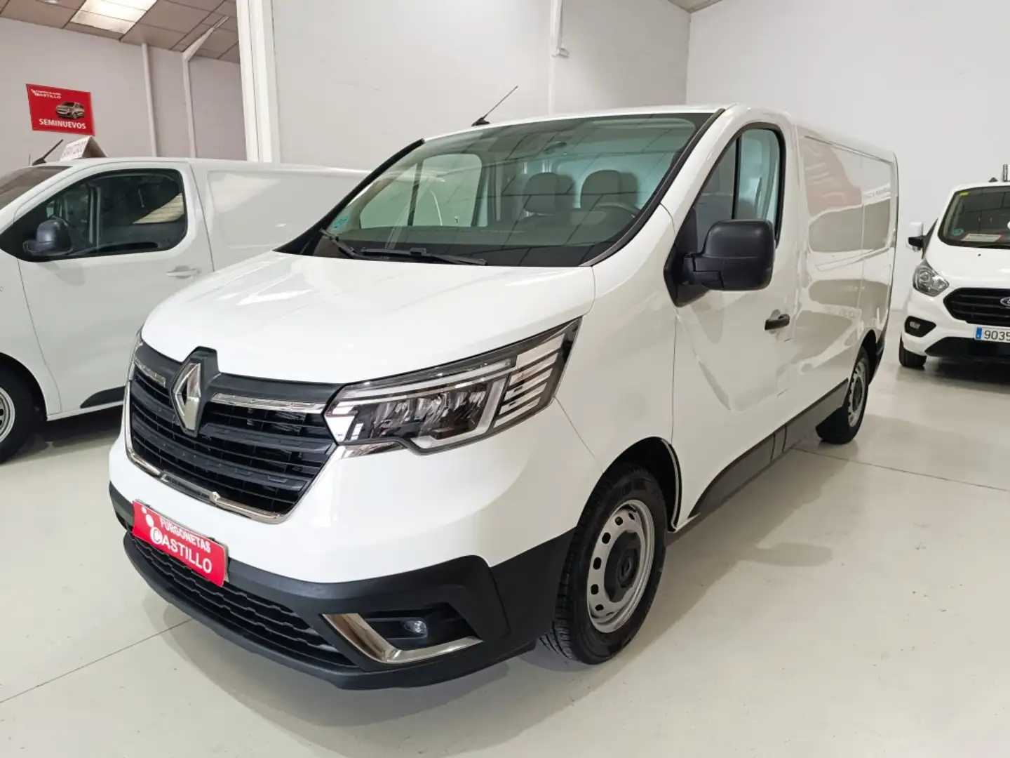 Renault Trafic Furgón Doble Cabina L1 BluedCi 96kW CU aum Blanco - 1