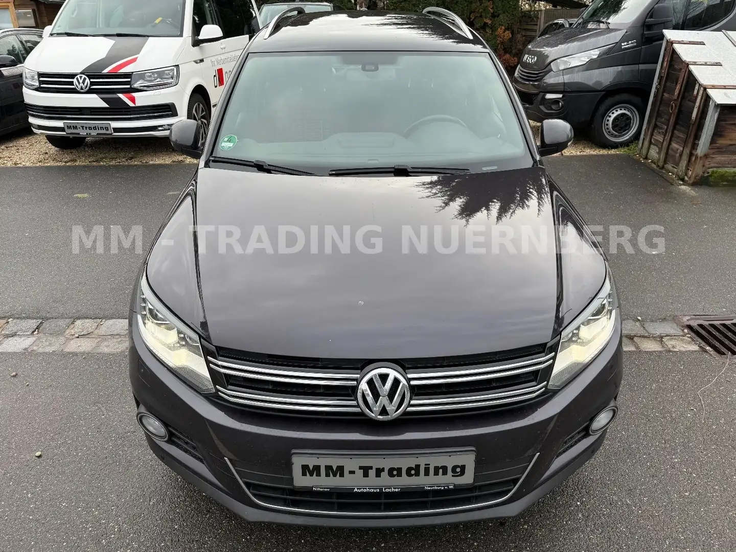Volkswagen Tiguan TIGUAN 2.0 TDI LOUNGE-6-KLIMAAUT.-NAVI-EU6-1.HD Gris - 2