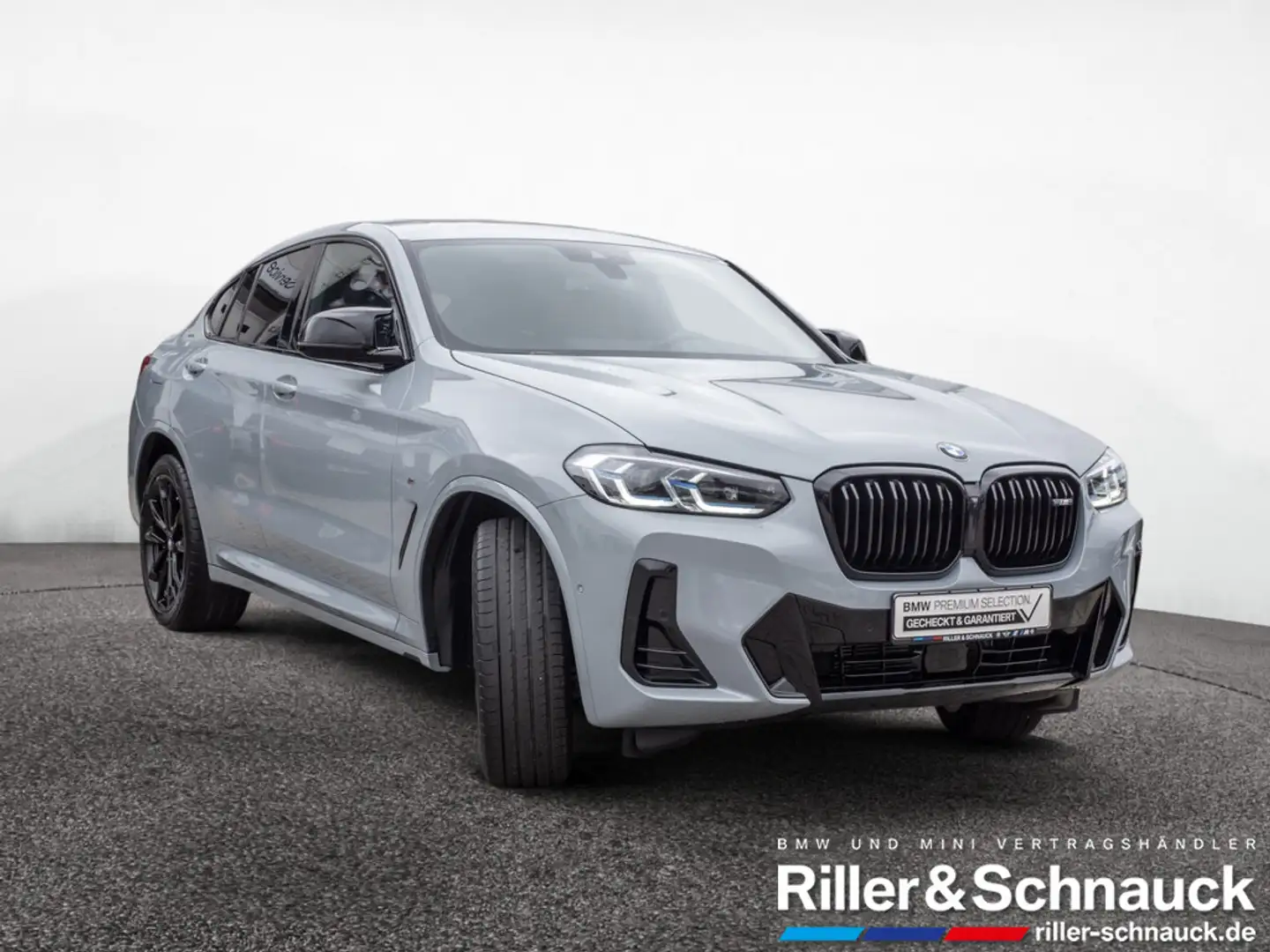 BMW X4 M 40i LEDER BRAUN AHK ACC HUD PANO LASER Grau - 2