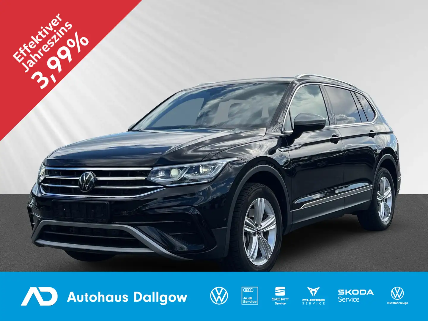 Volkswagen Tiguan Allspace Elegance 2,0 l TDI DSG+ PDC+ LED Schwarz - 1