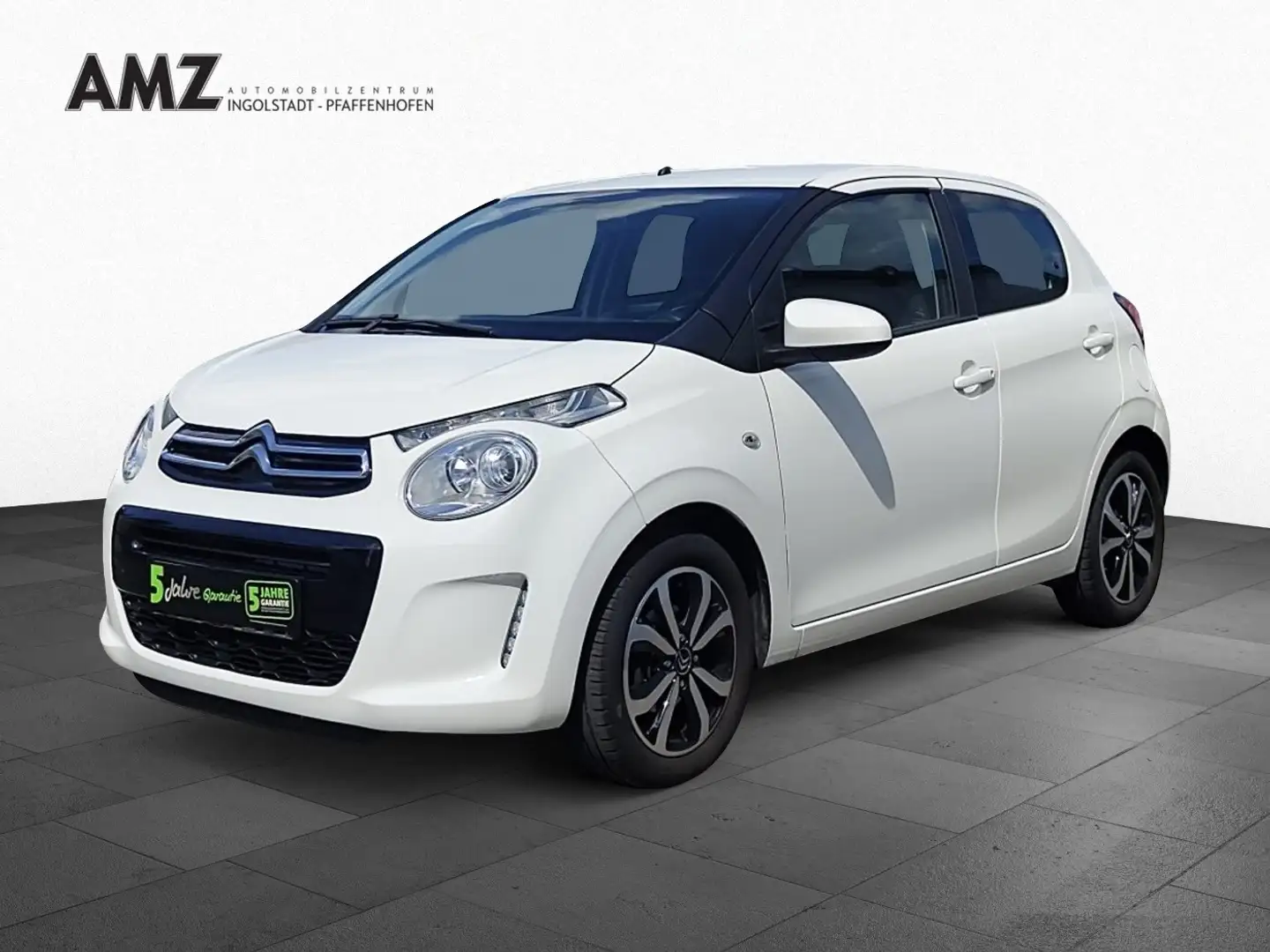 Citroen C1 Shine 5-Türer 1.0l VTI Klimaauto KAM DAB USB Blanc - 2
