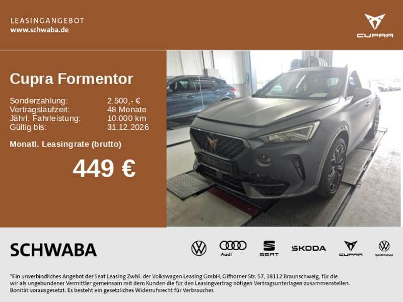 CUPRA Formentor VZ 2.0 TSI 4Drive DSG*KAM*Sportback* — photo 2
