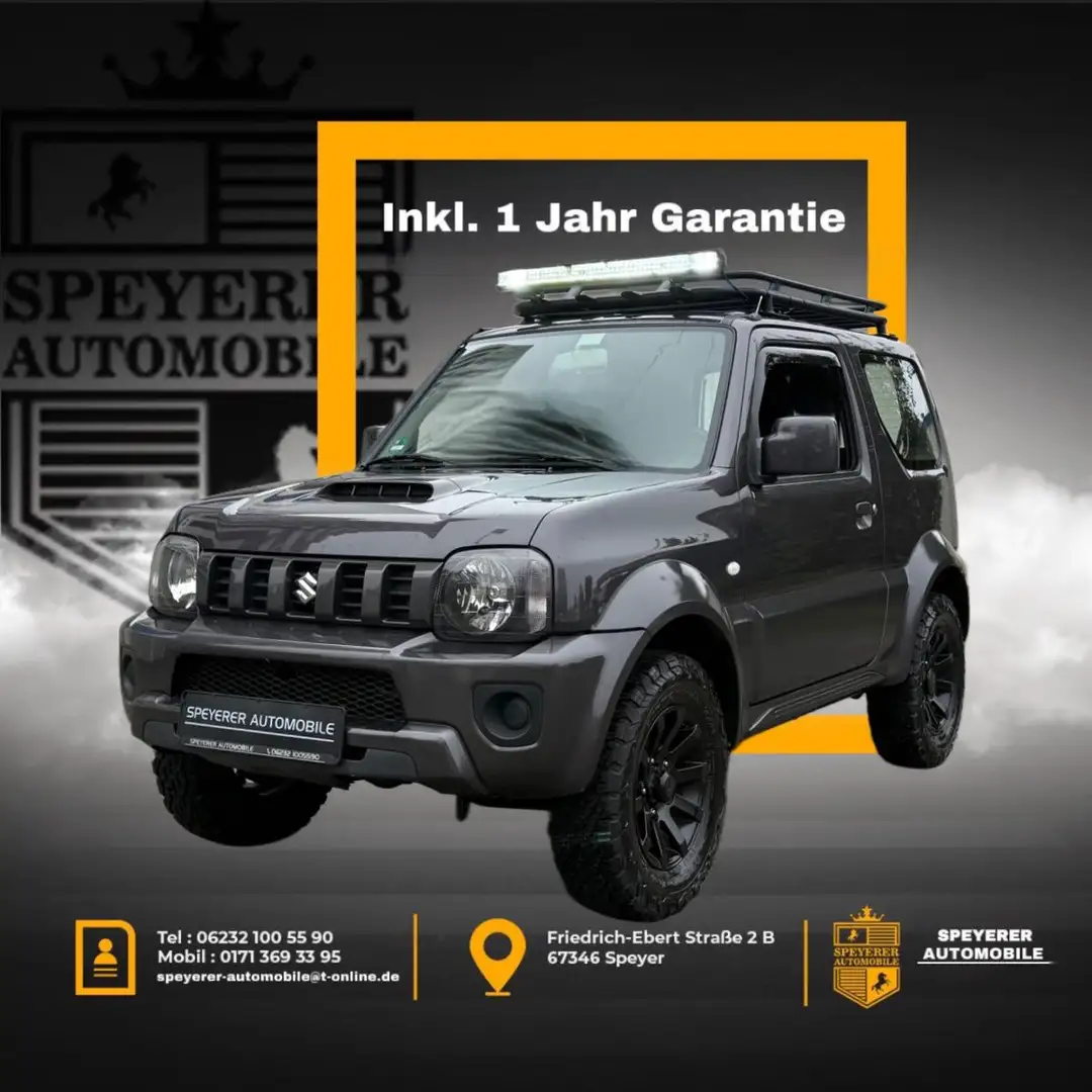 Suzuki Jimny Comfort|AHK|ALLWETTER||EURO6|SHZ|SPORTPAKET| Gris - 1