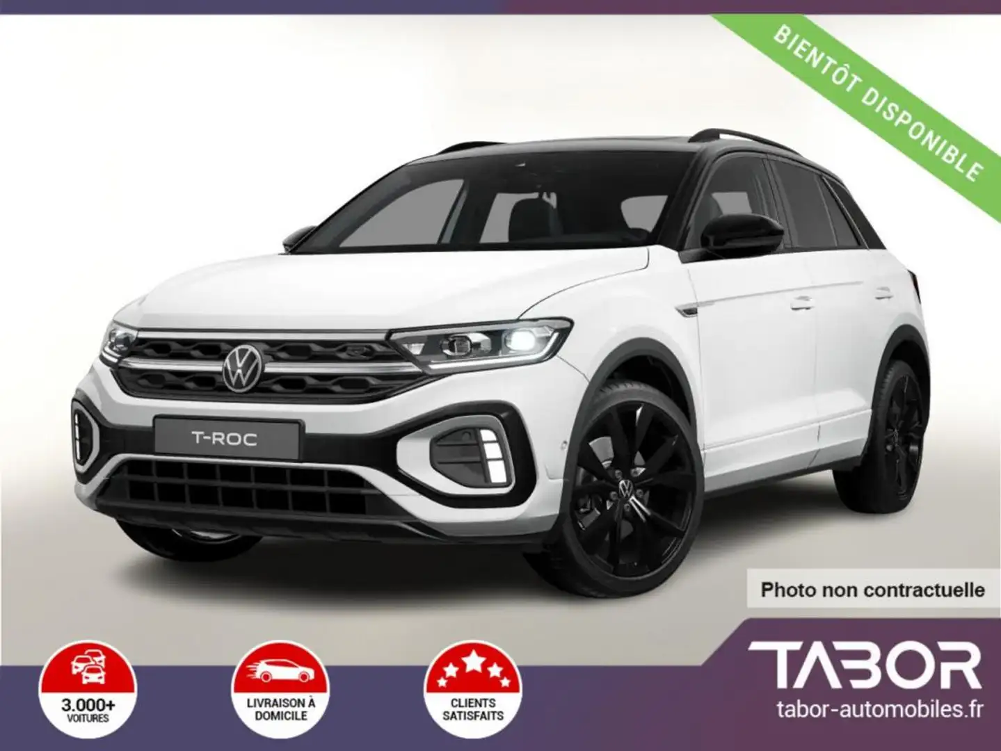Volkswagen T-Roc 1.5 TSI 150 DSG R-Line Pano Blanc - 1