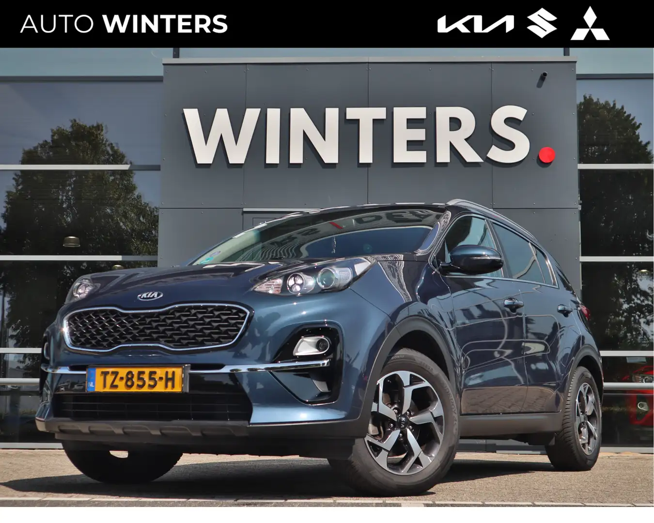 Kia Sportage 1.6 GDI DynamicLine | Navigatie | Cruise Control | Blauw - 1