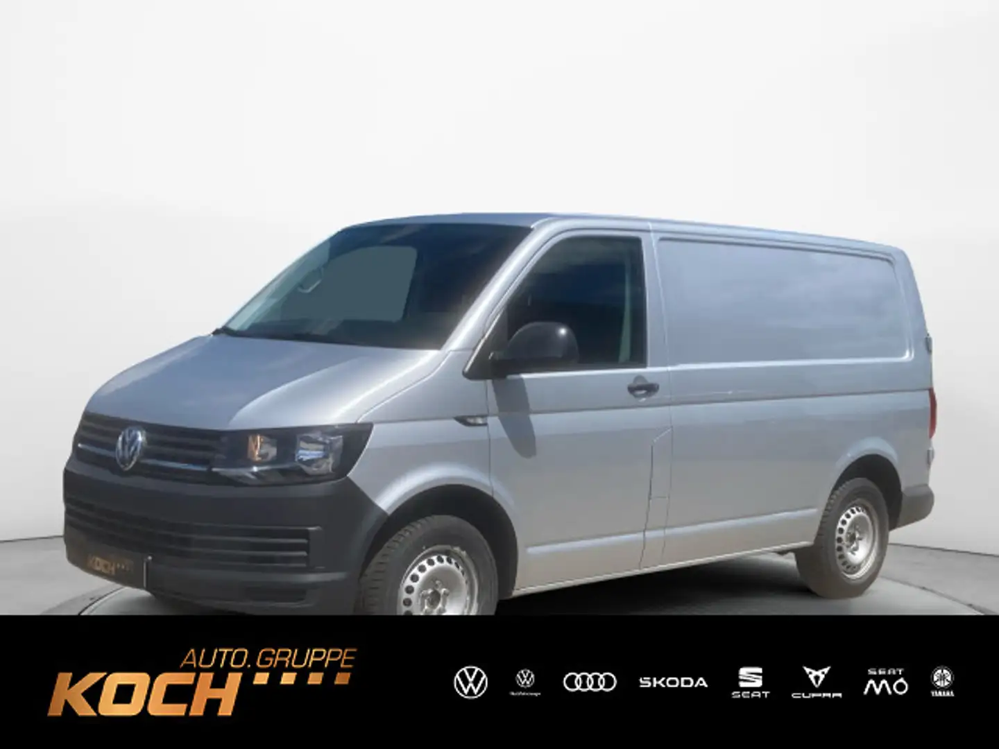 Volkswagen T6 Kasten TDI 110 kw DSG Navi AHK Klima Zilver - 1