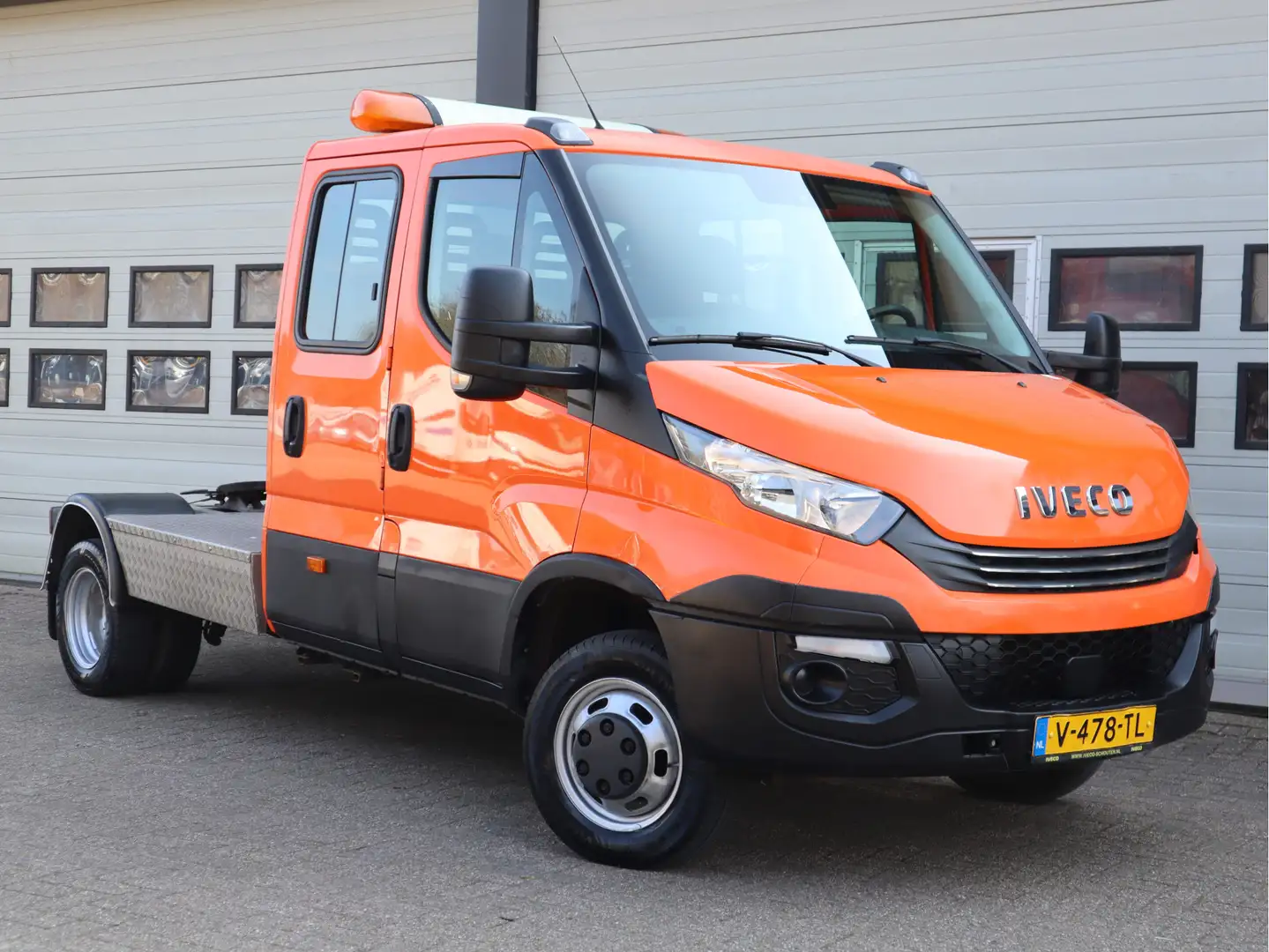 Iveco Daily 40C180 Hi-Matic Euro 6 BE-Trekker WB 375 cm - DC 6 Portocaliu - 2