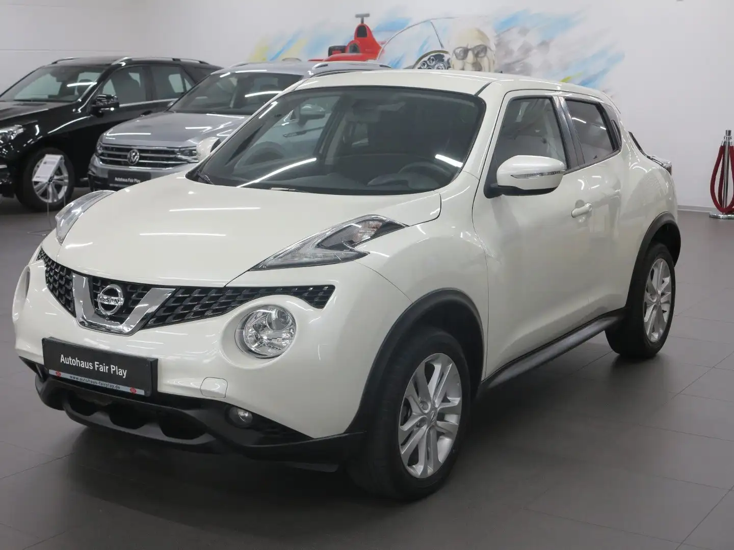 Nissan Juke Acenta AUT./DAB/NAVI/KAMERA/UNFALLFREI ! Blanco - 1