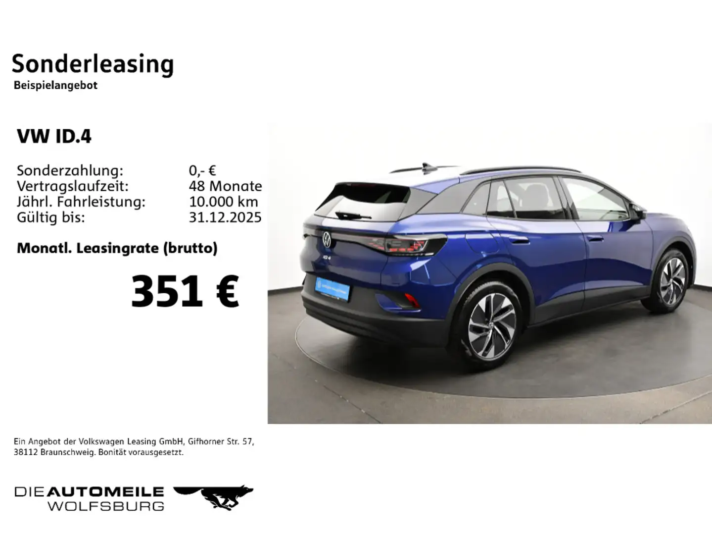 Volkswagen ID.4 Pure Performance HeadUp/Matrix/H+K/Pano Blau - 2