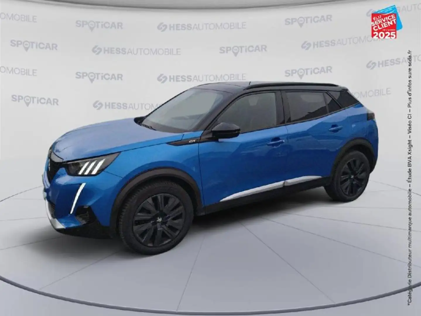 Peugeot 2008 1.2 PureTech 155ch S\u0026S GT EAT8 Bleu - 1