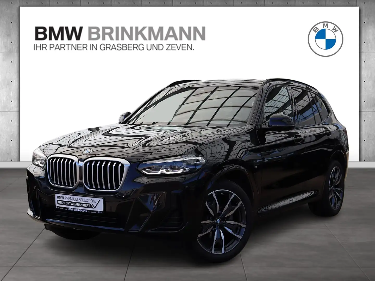 BMW X3 xDrive20i aut. / M SPORT + NAVI + HIFI + RFK + LMR Schwarz - 1