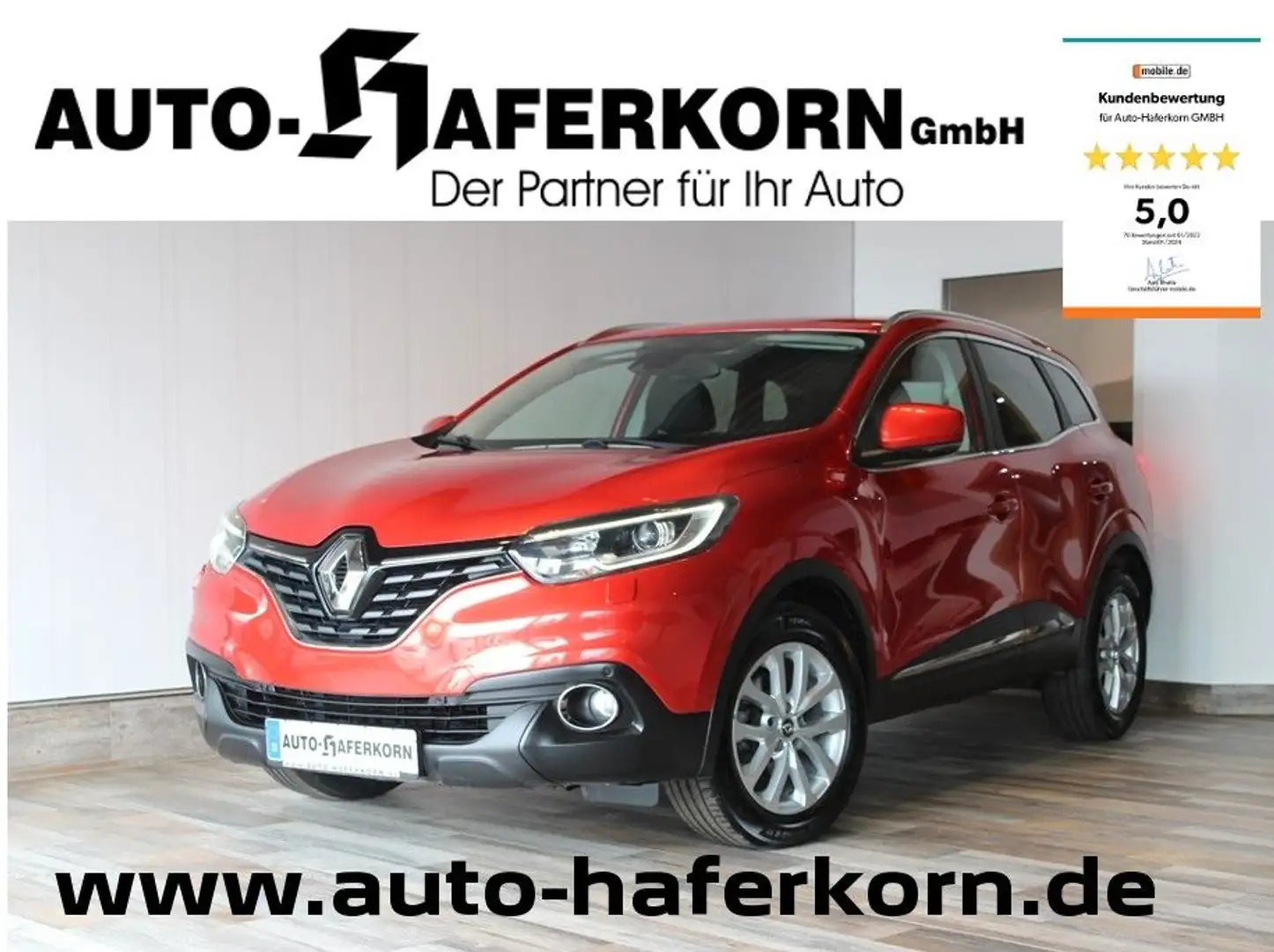 Renault Kadjar Business Edition TCE 1.2 EDC *SZHZG*NAV* Rojo - 1