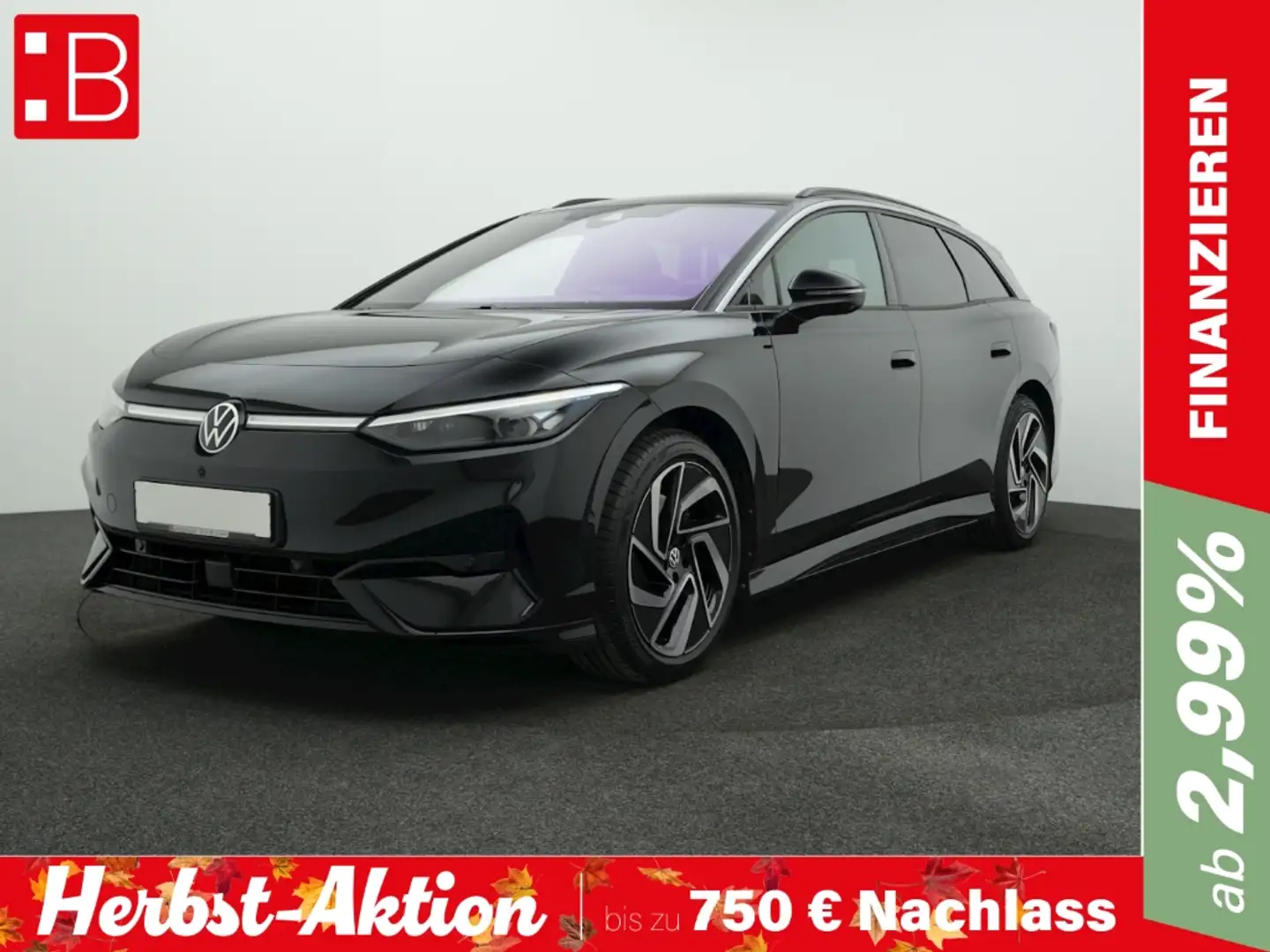 Volkswagen ID.7 Tourer Pro ab mtl. 465 EUR 5-J-GAR AHK HuD 360° Schwarz - 1