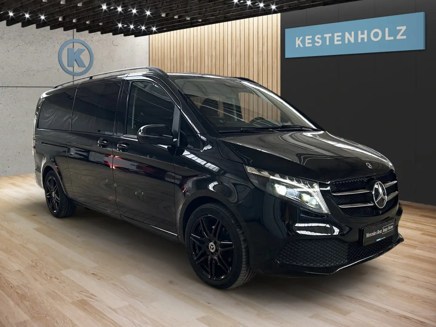 Mercedes-Benz V 300 AVANT EXTRA *MBUX*STHZ*360°KAM*MOPF*LEDER*E-TÜR* Schwarz - 2