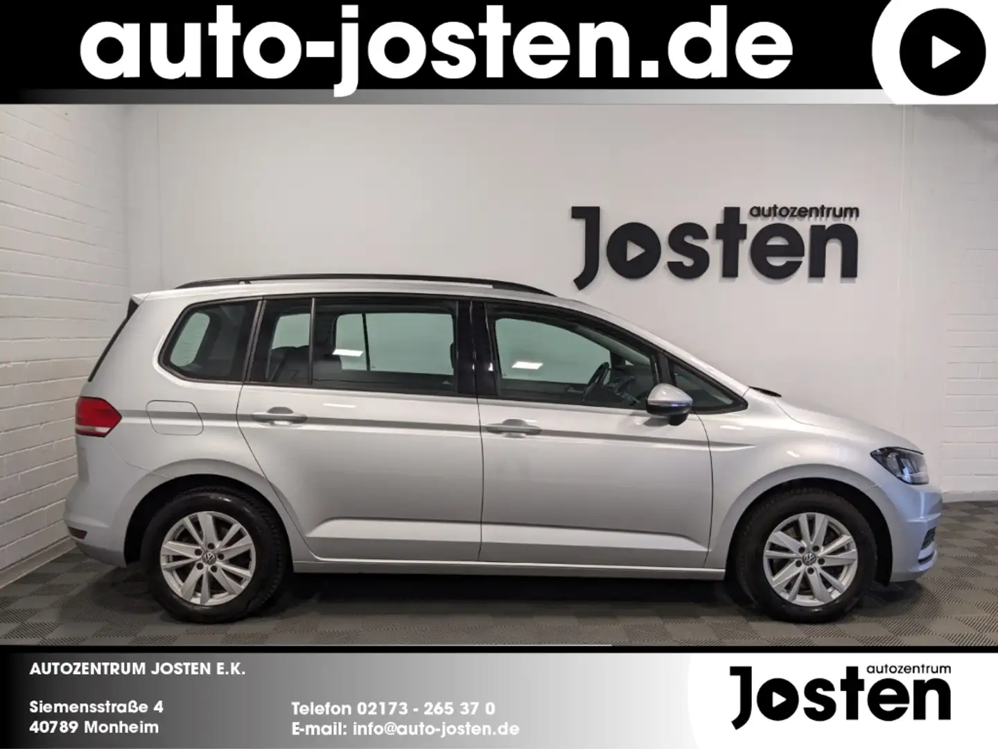 Volkswagen Touran Comfortline 1.5 TSI AHK CarPlay ACC Navi Silber - 2