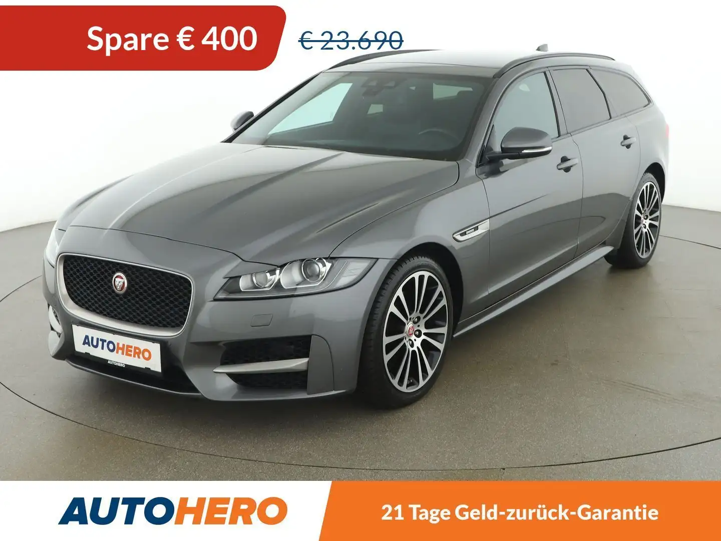 Jaguar XF 25d R-Sport AWD Aut. *NAVI*MERIDIAN*SPUR*TOT*CAM* Gris - 1