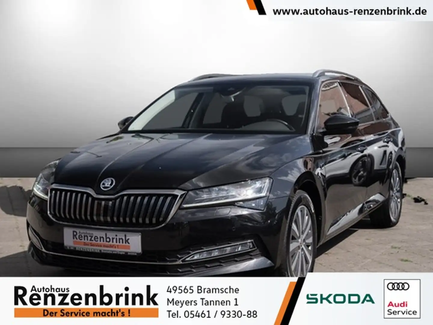 Skoda Superb Combi 2.0 TDI Style DSG AHK+MATRIX+RFK+NAVI Schwarz - 1
