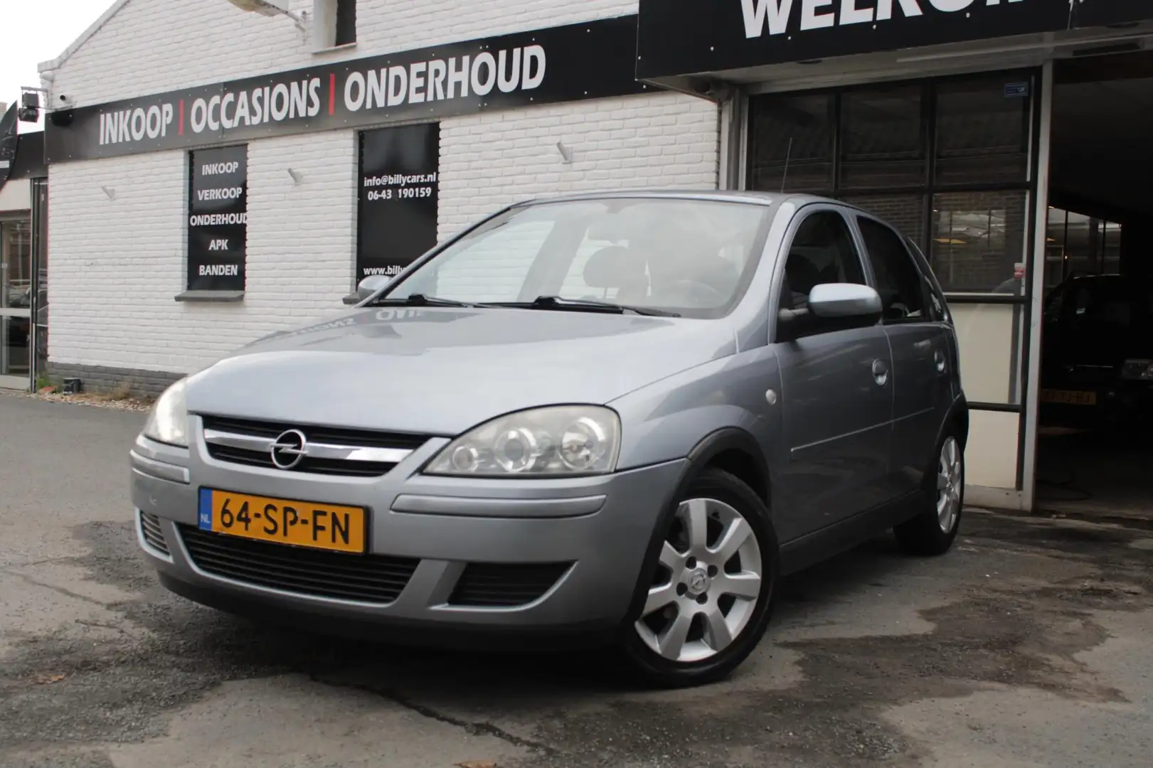 Opel Corsa 1.2-16V Silverline / APK Nieuw / Airco / Elektrisc Grijs - 1
