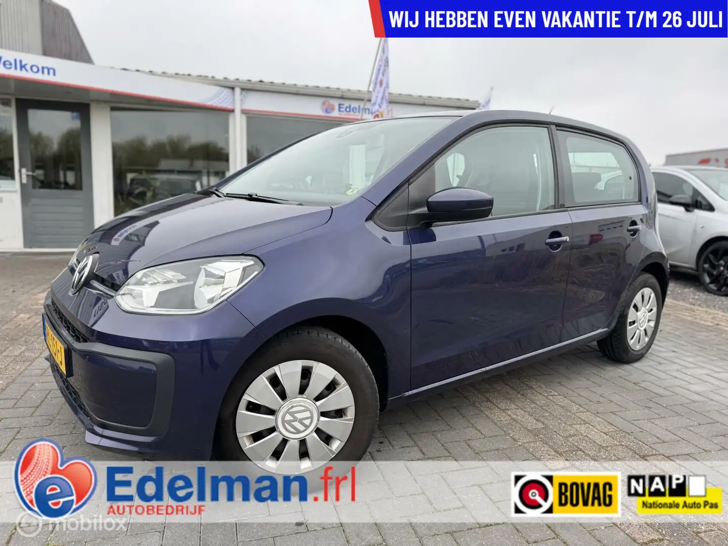 Volkswagen up! 1.0 5DR | NAP | Airco | Centr.Vergr.|El.Ramen Blu/Azzurro - 1