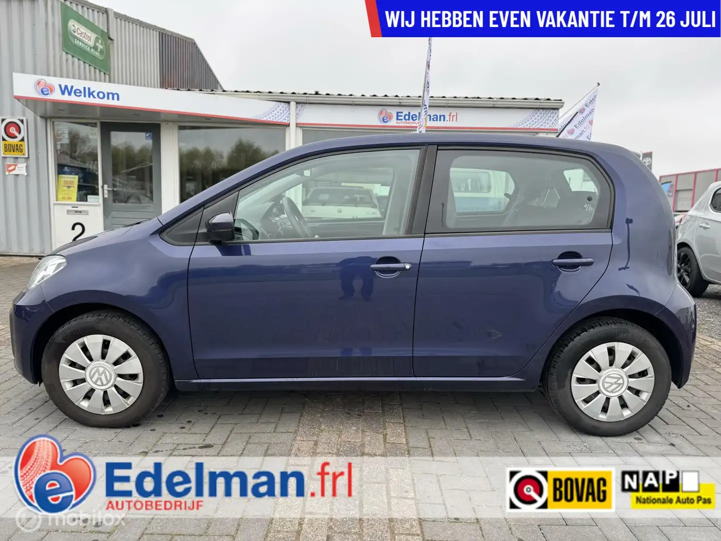 Volkswagen up! 1.0 5DR | NAP | Airco | Centr.Vergr.|El.Ramen Blu/Azzurro - 2