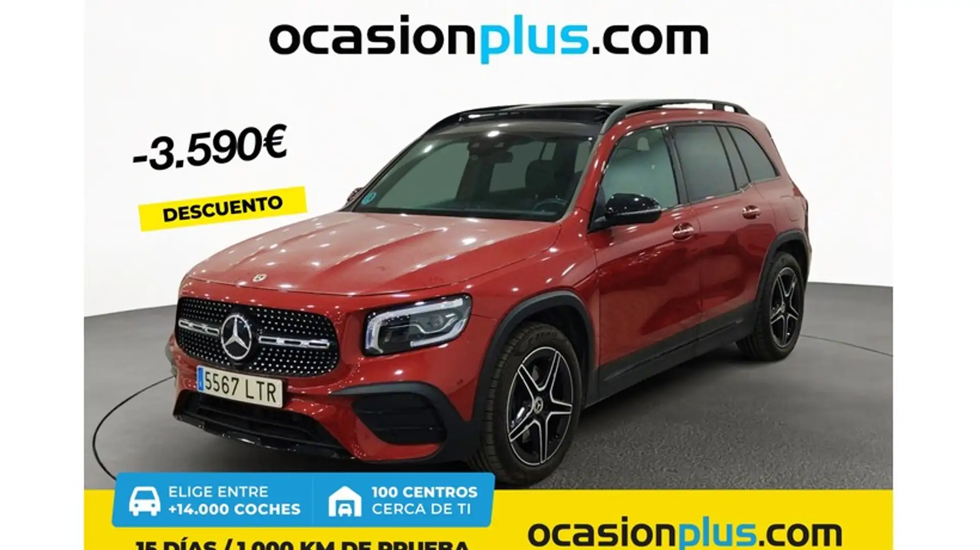 Mercedes-Benz GLB 220 220d 4Matic 8G-DCT Rojo - 1