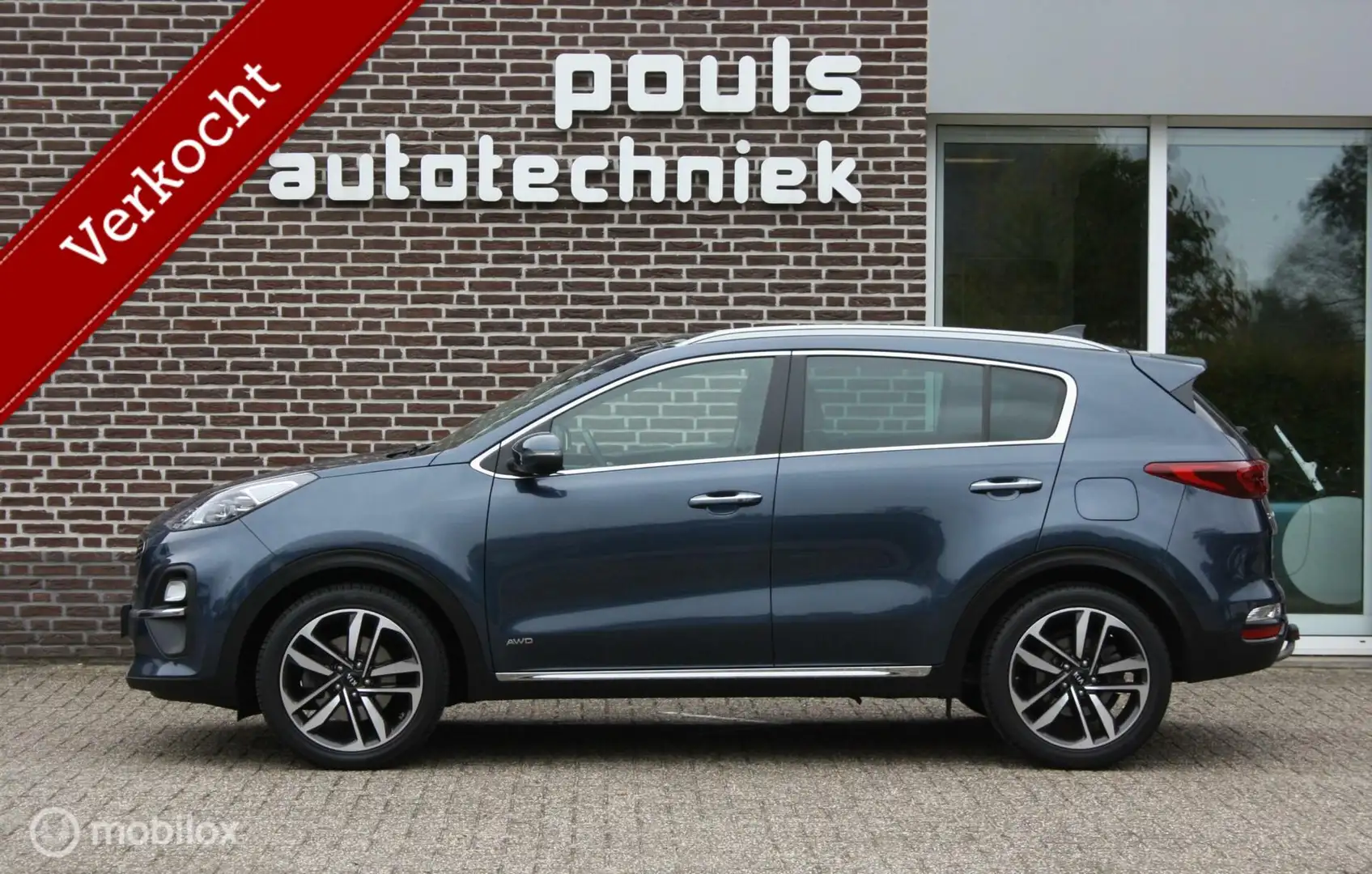 Kia Sportage 1.6 T-GDI Panoramadak, trekhaak Bleu - 2