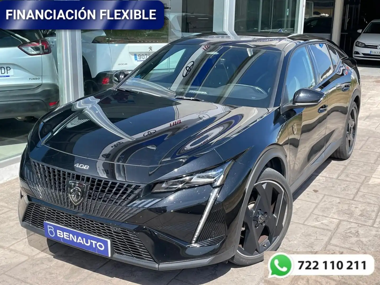 Peugeot 408 Hybrid 180 Allure e-EAT8 Negro - 1
