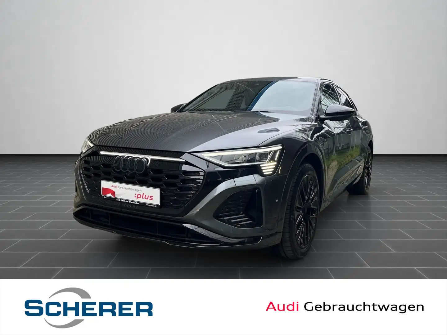 Audi Q8 e-tron S line 55 e-tron quattro 300 Gris - 1