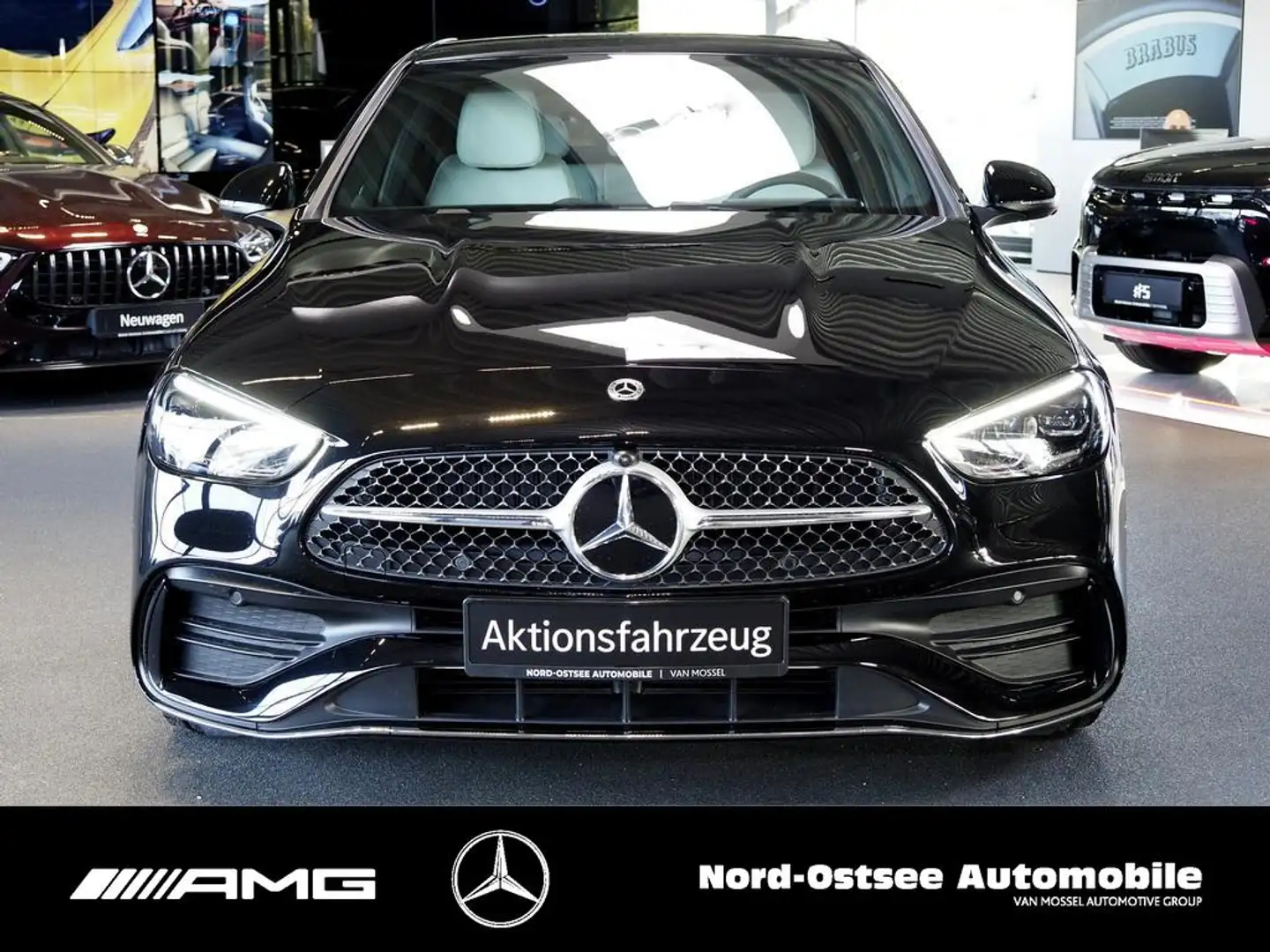 Mercedes-Benz C 180 AMG 19-ZOLL MEMORY SOUND 360° Zwart - 2