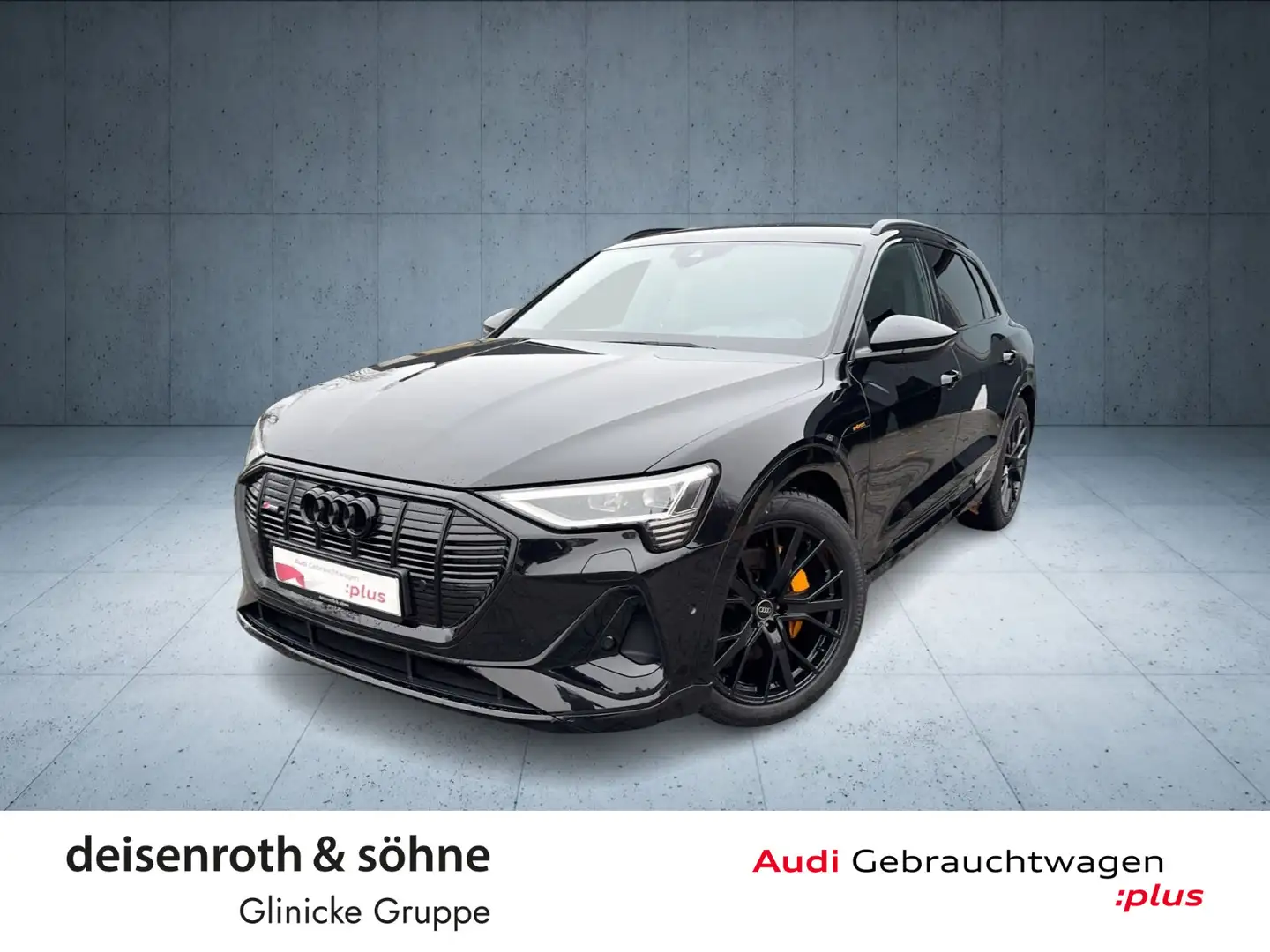 Audi e-tron S line 50 qu Black/AHK/Kam/Nav/Luft/21" Schwarz - 1