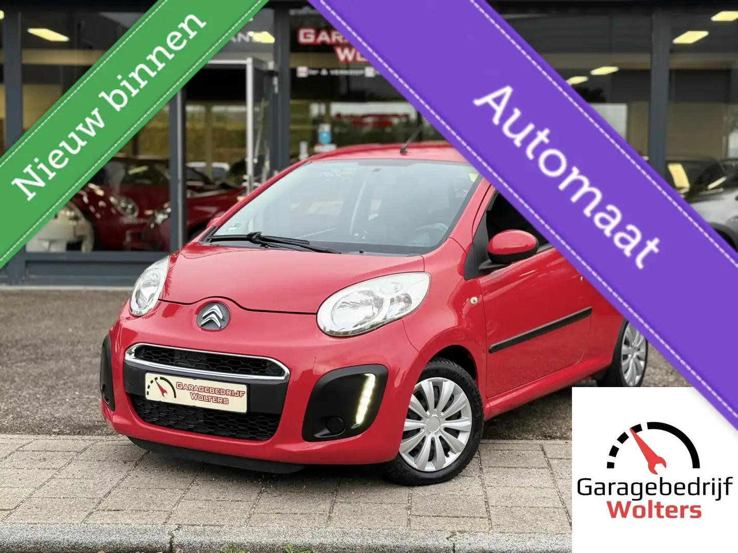 Citroen C1 1.0 AUTOMAAT NW APK GARANTIE ELEC.RAMEN Rouge - 1