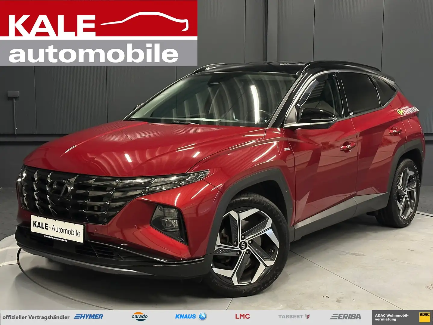 Hyundai TUCSON Prime Mild-Hybrid *LEDER*19Zoll*Dach/Schwarz* Rot - 1