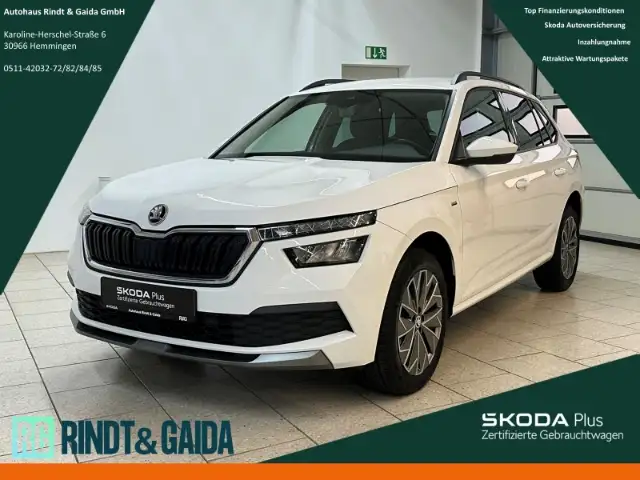 Skoda Kamiq Clever 1.0 TSI AHK Navi SHZ PDC Freisprech Temp Pa